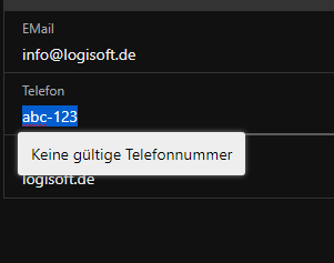 ValidierungRegEx