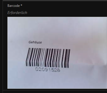 BarcodeScannerKamera BarcodeScannerKamera